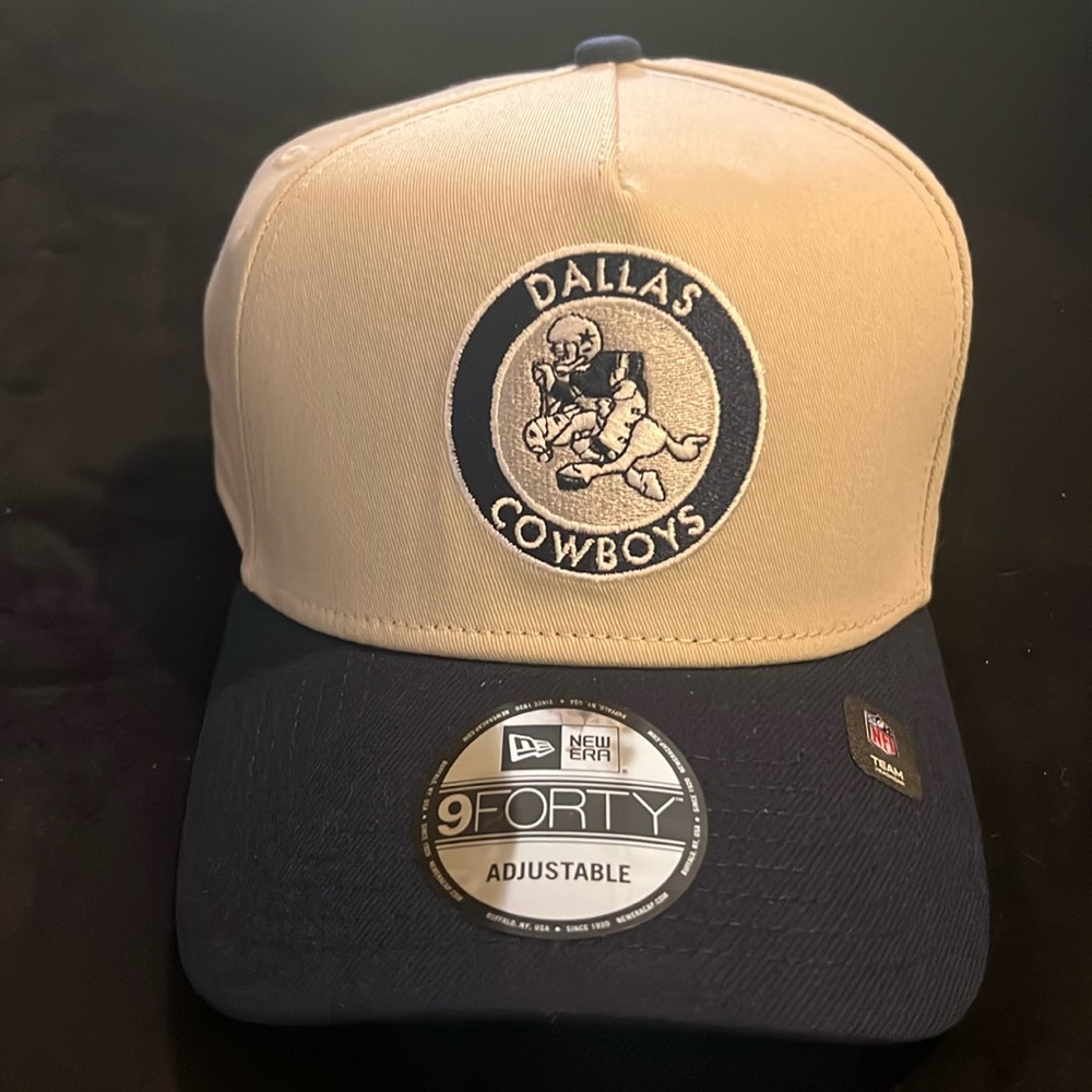 Beige/blue 9forty new era Dallas Cowboys adjustable hat